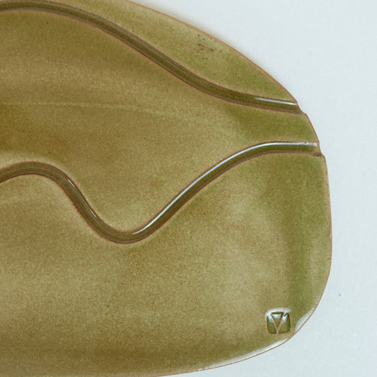 GRAPHIA, petit plat de présentation ovale 28cm