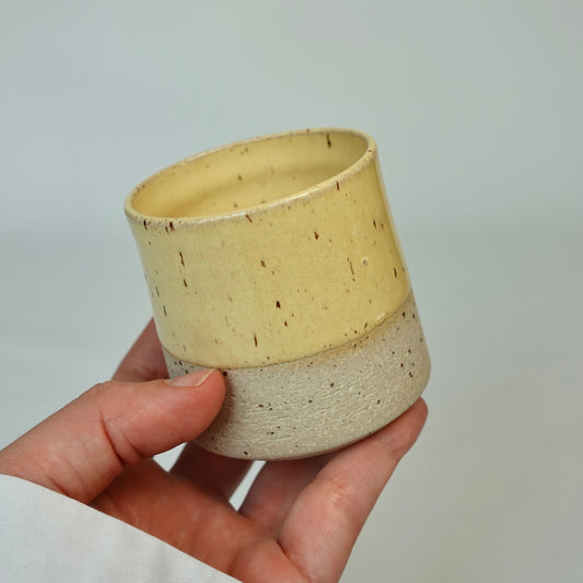 MINI RIVAGE, tasse à café sans anse jaune