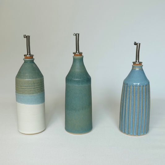 Bouteille d'huile azur