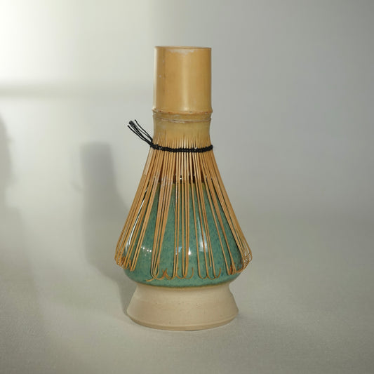 Support pour fouet en bambou bleu