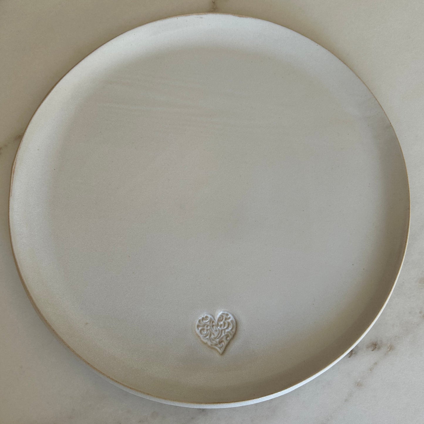 COEUR, plat rond 32cm