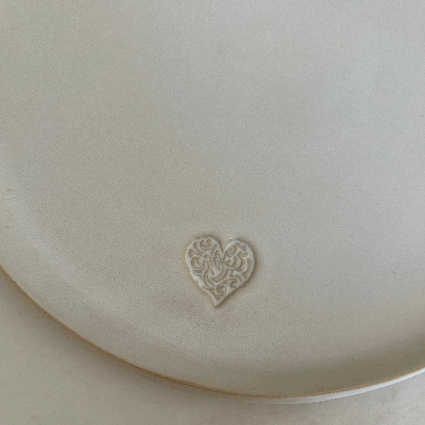 COEUR, plat rond 32cm