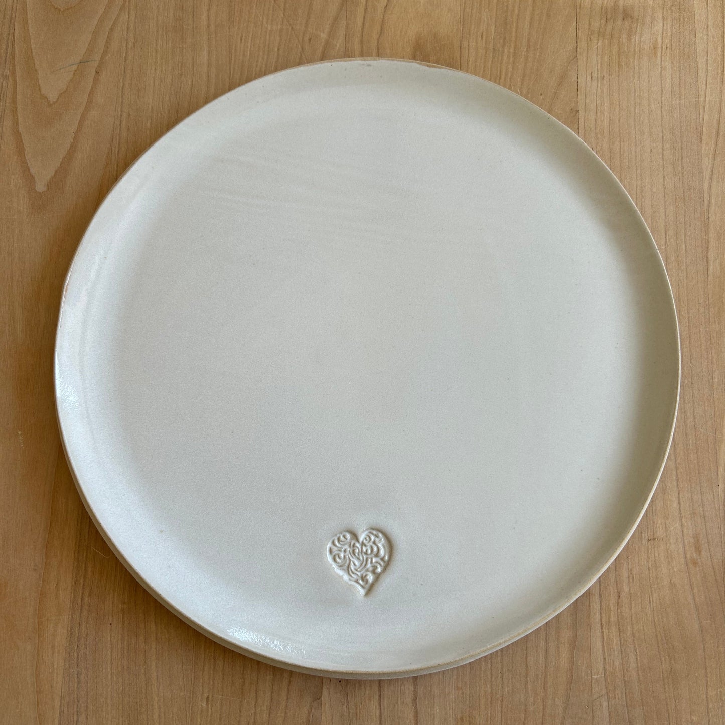 COEUR, plat rond 32cm