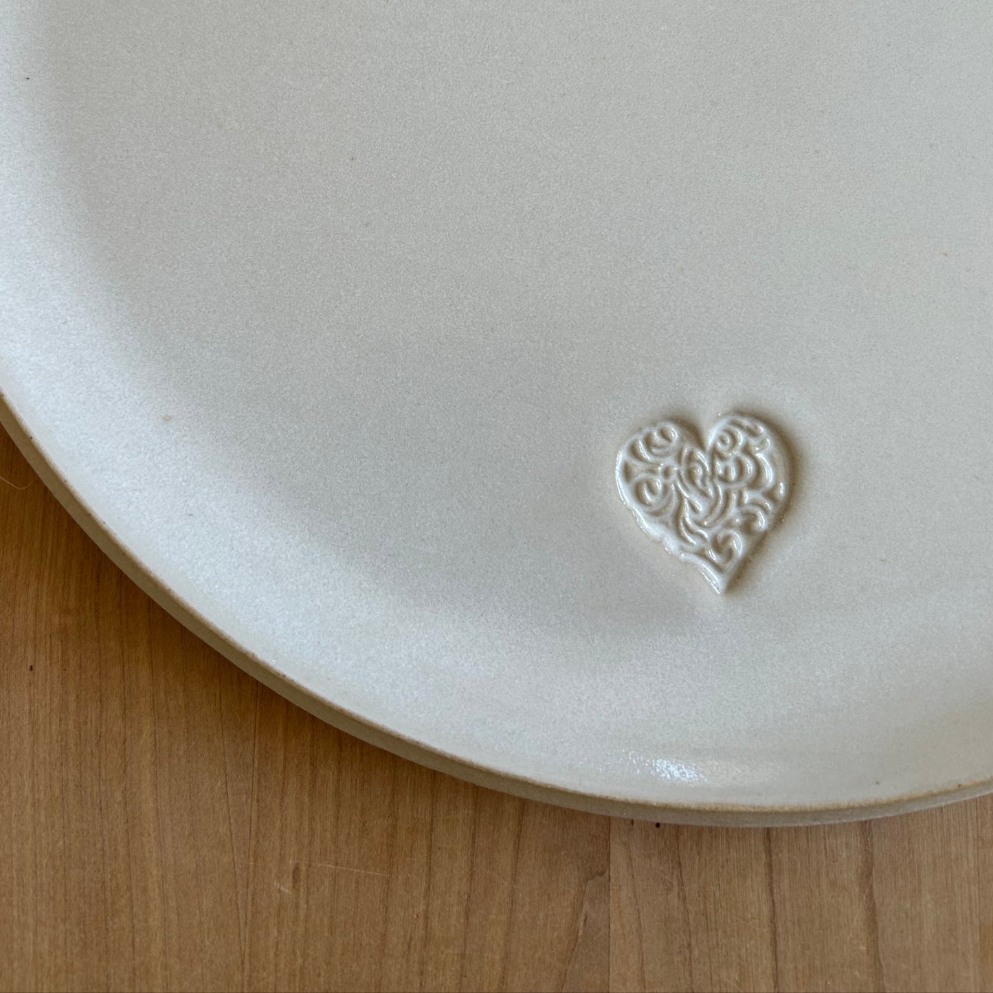 COEUR, plat rond 32cm