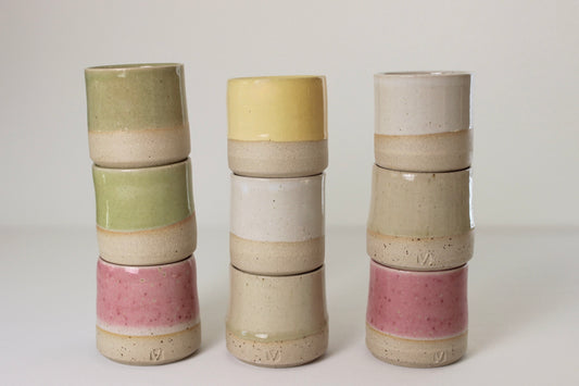 RIVAGE, tasse sans anse beige