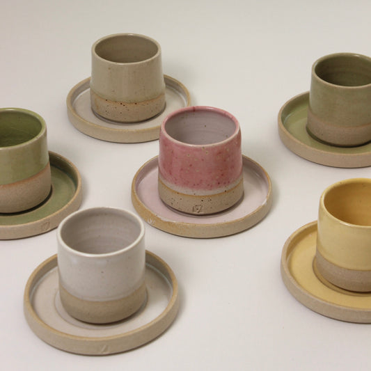 RIVAGE, tasse sans anse jaune