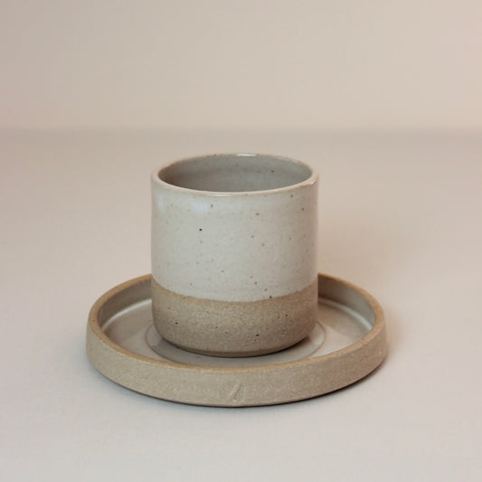 RIVAGE, sous-tasse blanche