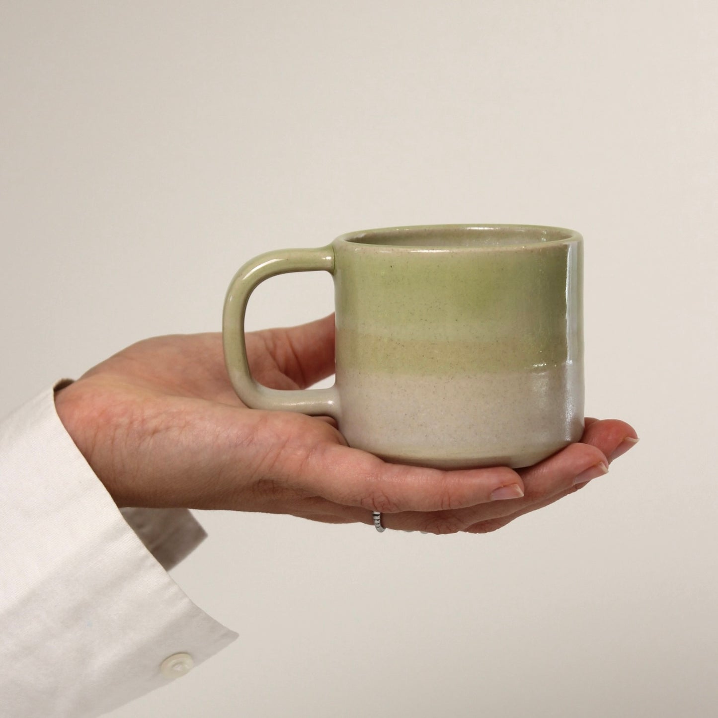 BRUME, tasse à café verte