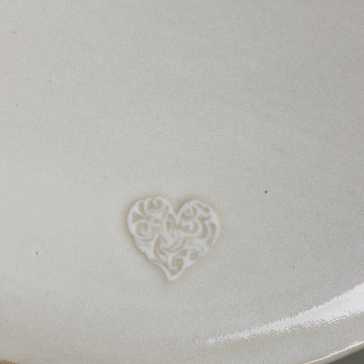 COEUR, plat rond 34cm