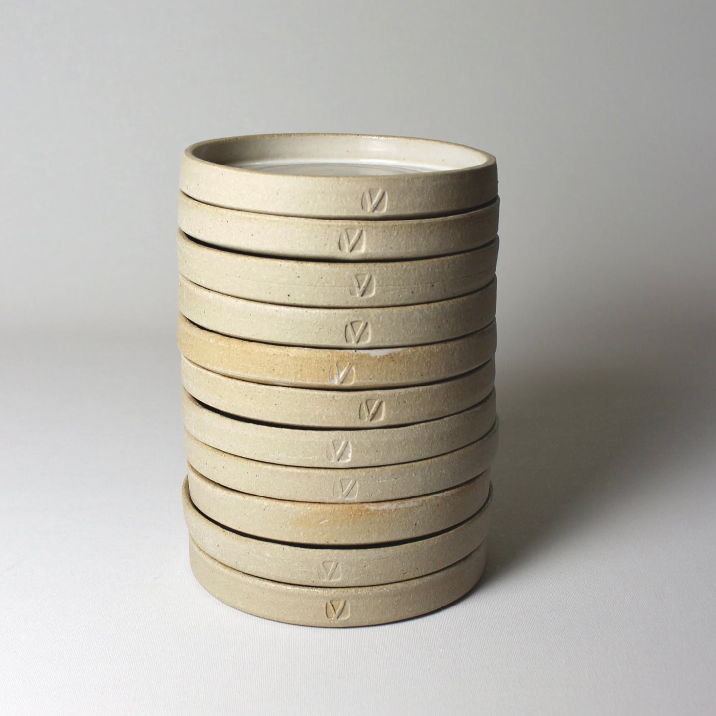 RIVAGE, sous-tasse blanche