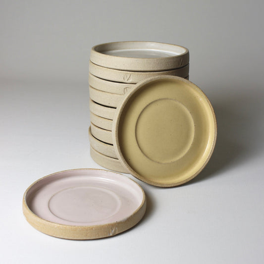 RIVAGE, sous-tasse rose