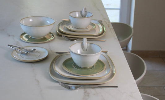 LUNE, set de 6 petites assiettes