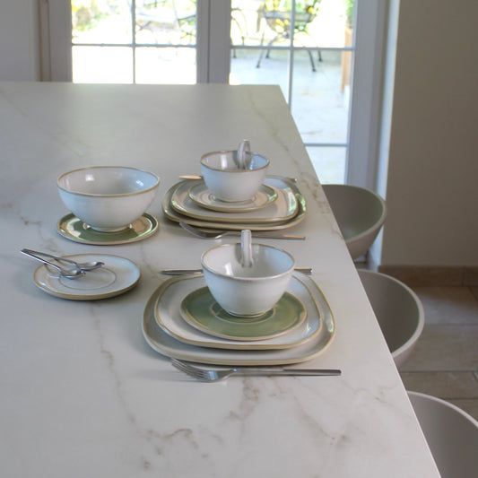 LUNE, set de 6 grandes assiettes