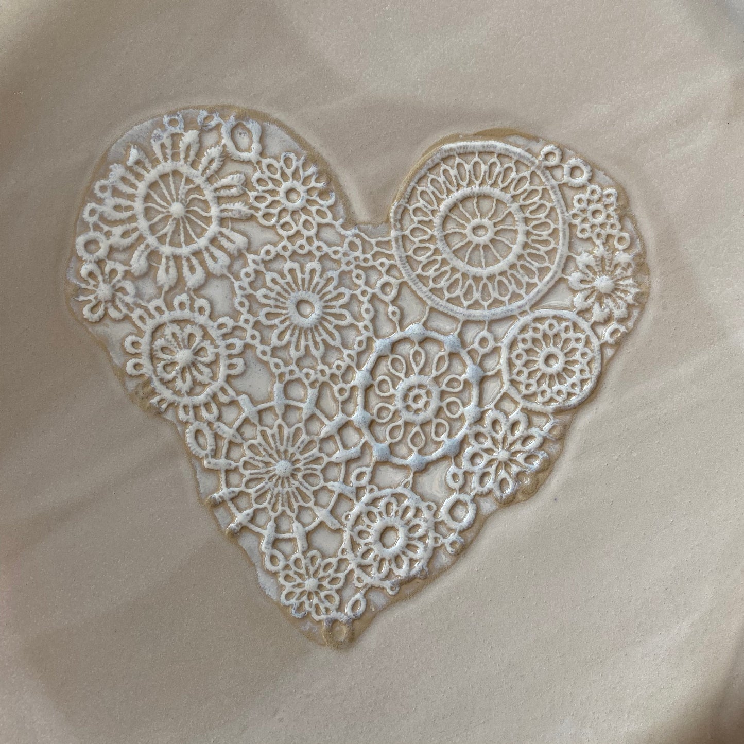 COEUR, plat rond mat