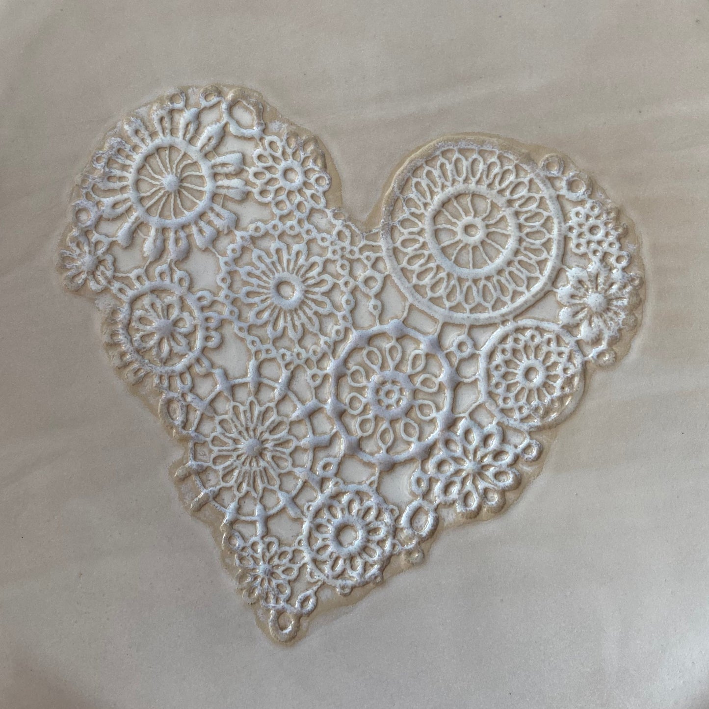 COEUR, plat rond mat
