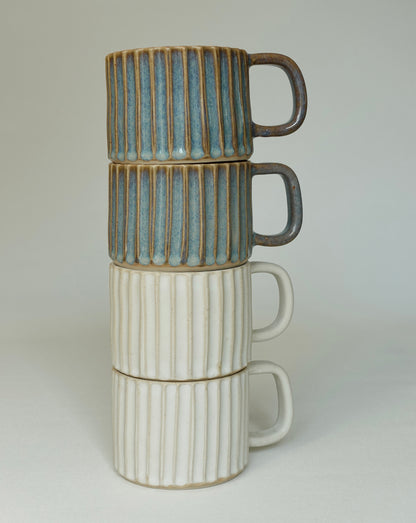 WHITE MATTE WAVE, tasse 190ml NEW