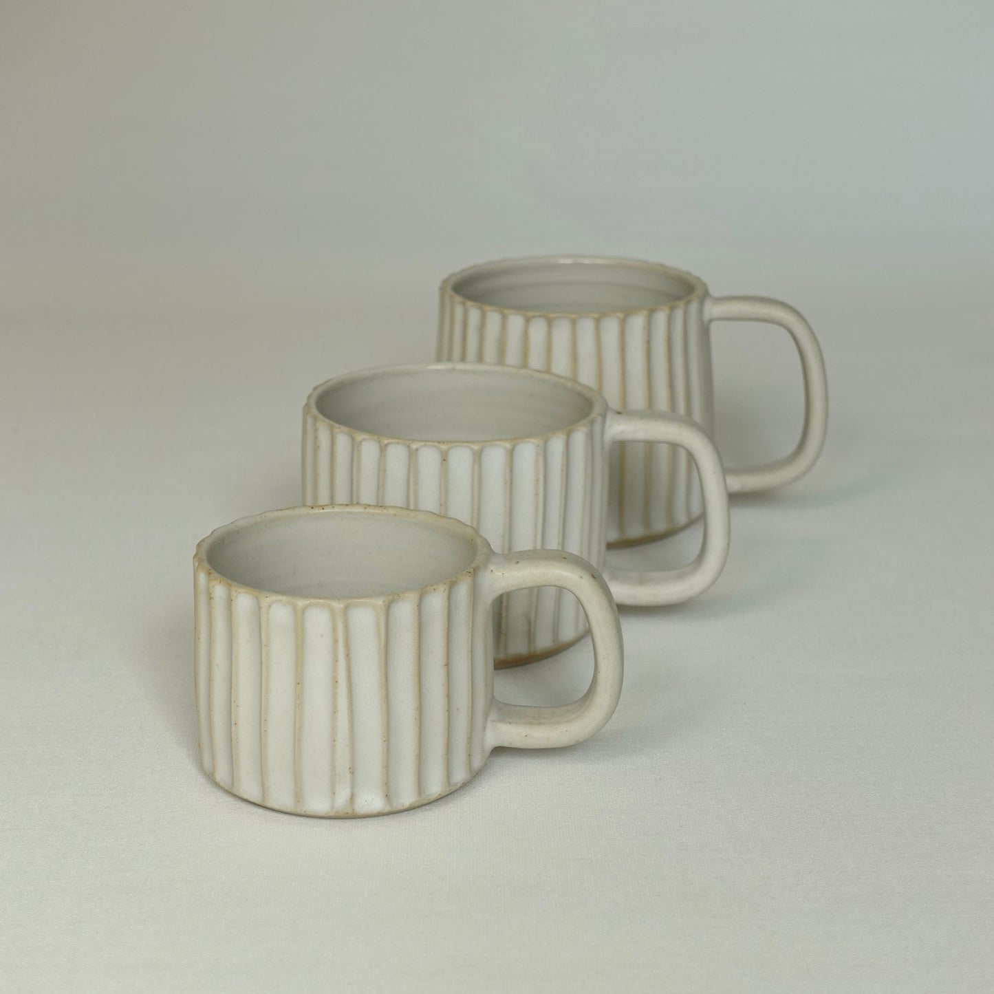 WHITE MATTE WAVE, tasse 190ml NEW