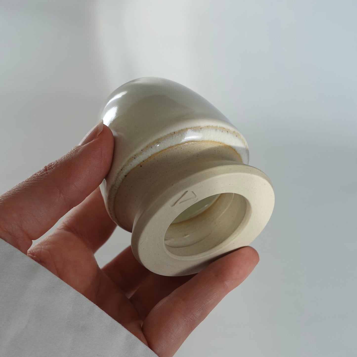 Support pour fouet en bambou blanc