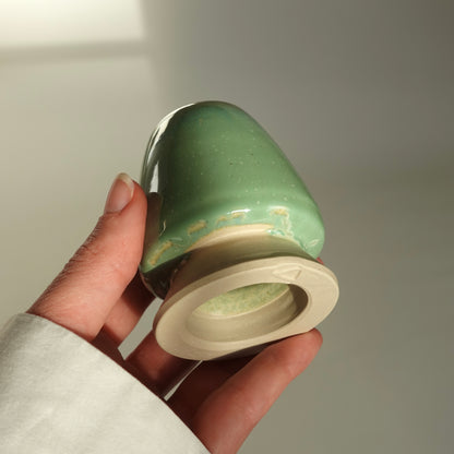 Support pour fouet en bambou vert