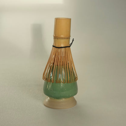 Support pour fouet en bambou vert