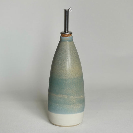 Bouteille d'huile bleue