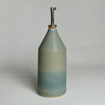 Bouteille d'huile bleue