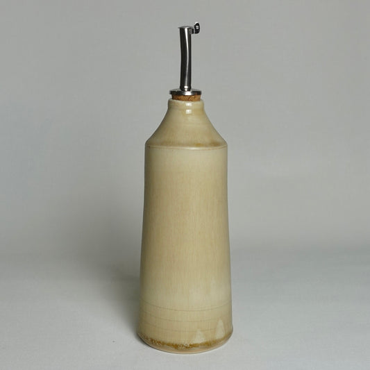 Bouteille d'huile beige
