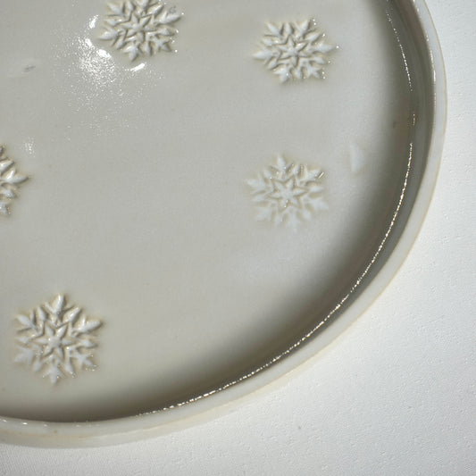 Plat de présentation rond Flocon 29cm