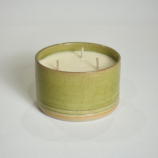 Bougie parfumée verte Pain d'épices