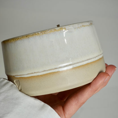 Bougie parfumée blanche Pain d'épices