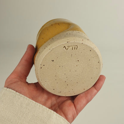 RIVAGE, yellow handleless cup