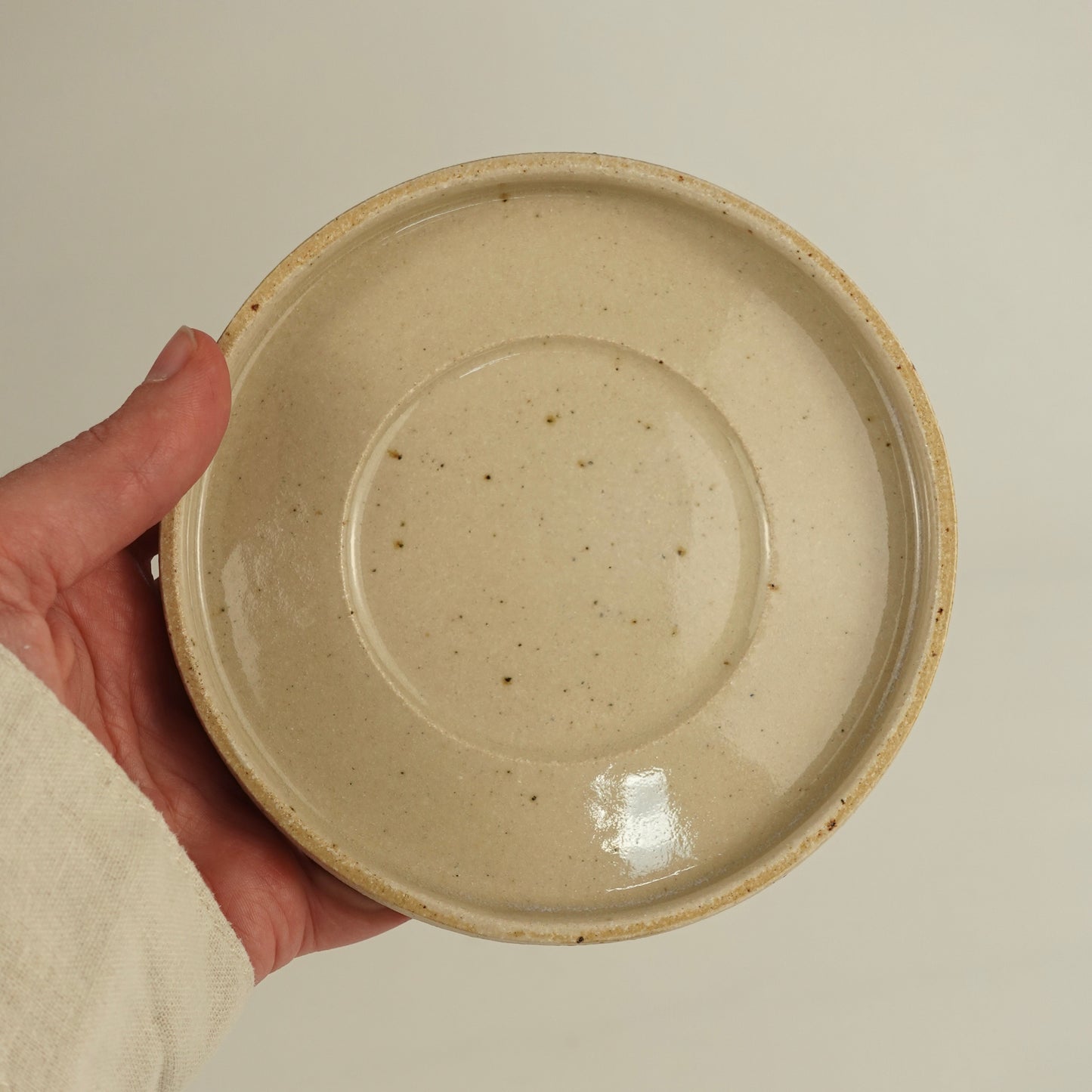 MINI RIVAGE, sous-tasse beige