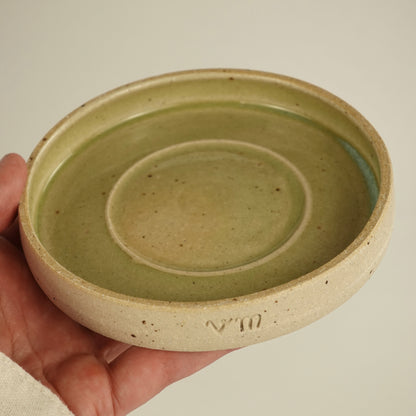 MINI RIVAGE, sous-tasse verte