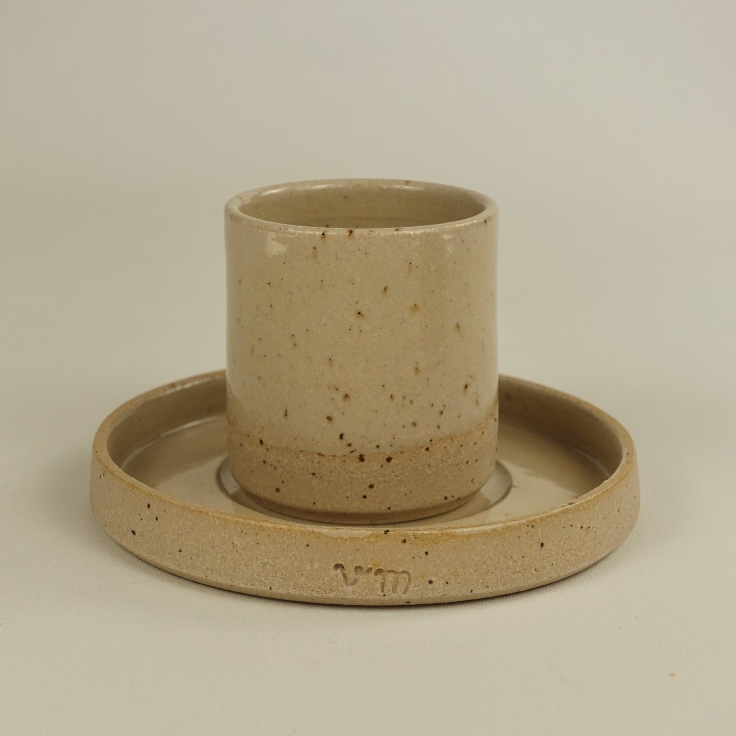MINI RIVAGE, sous-tasse beige
