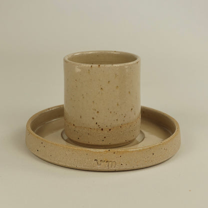 MINI RIVAGE, sous-tasse beige