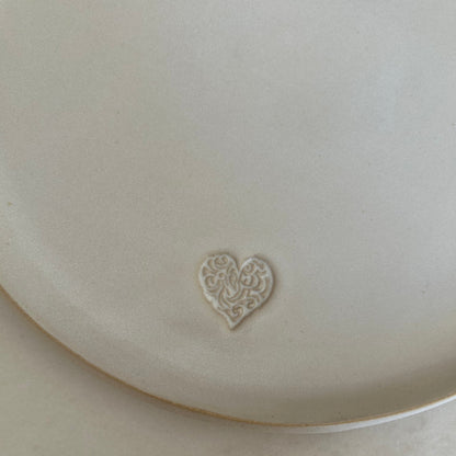 COEUR, plat rond 32cm