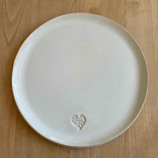 COEUR, plat rond 32cm