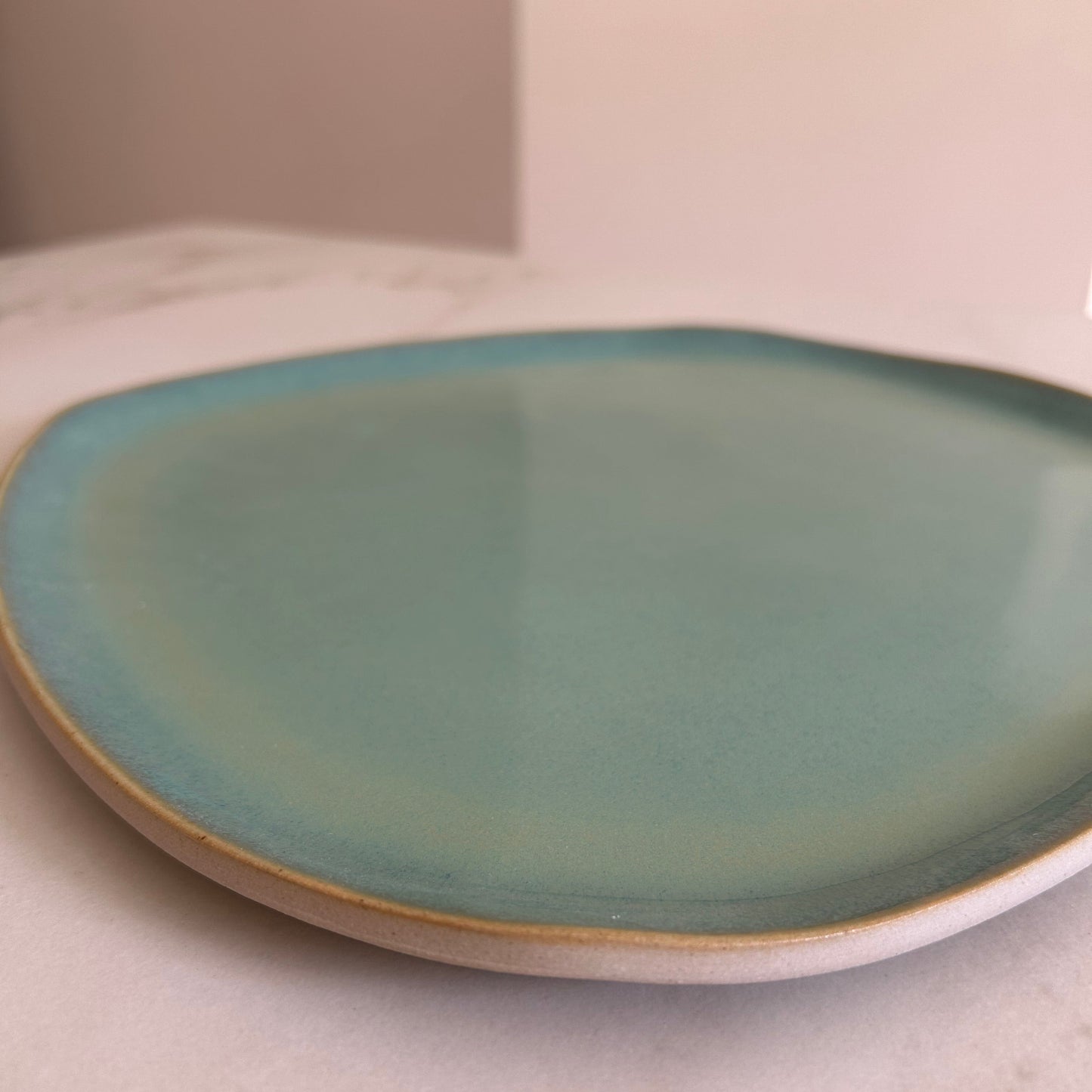Asymmetrical appetizer dish