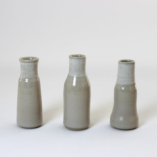 LUCIE, 3 petits vases