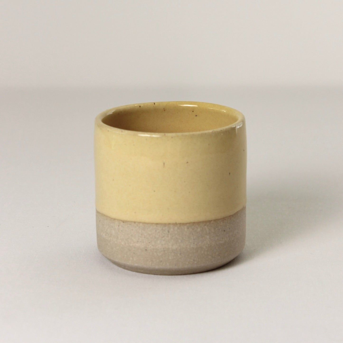 RIVAGE, tasse sans anse jaune