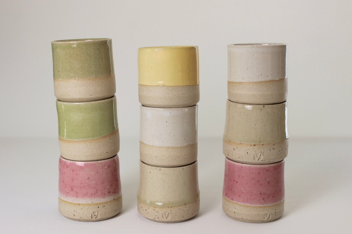 RIVAGE, tasse sans anse jaune