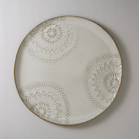 DENTELLE, plat de présentation 34cm