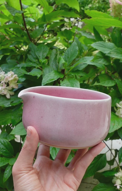 PINKU, matcha bowl